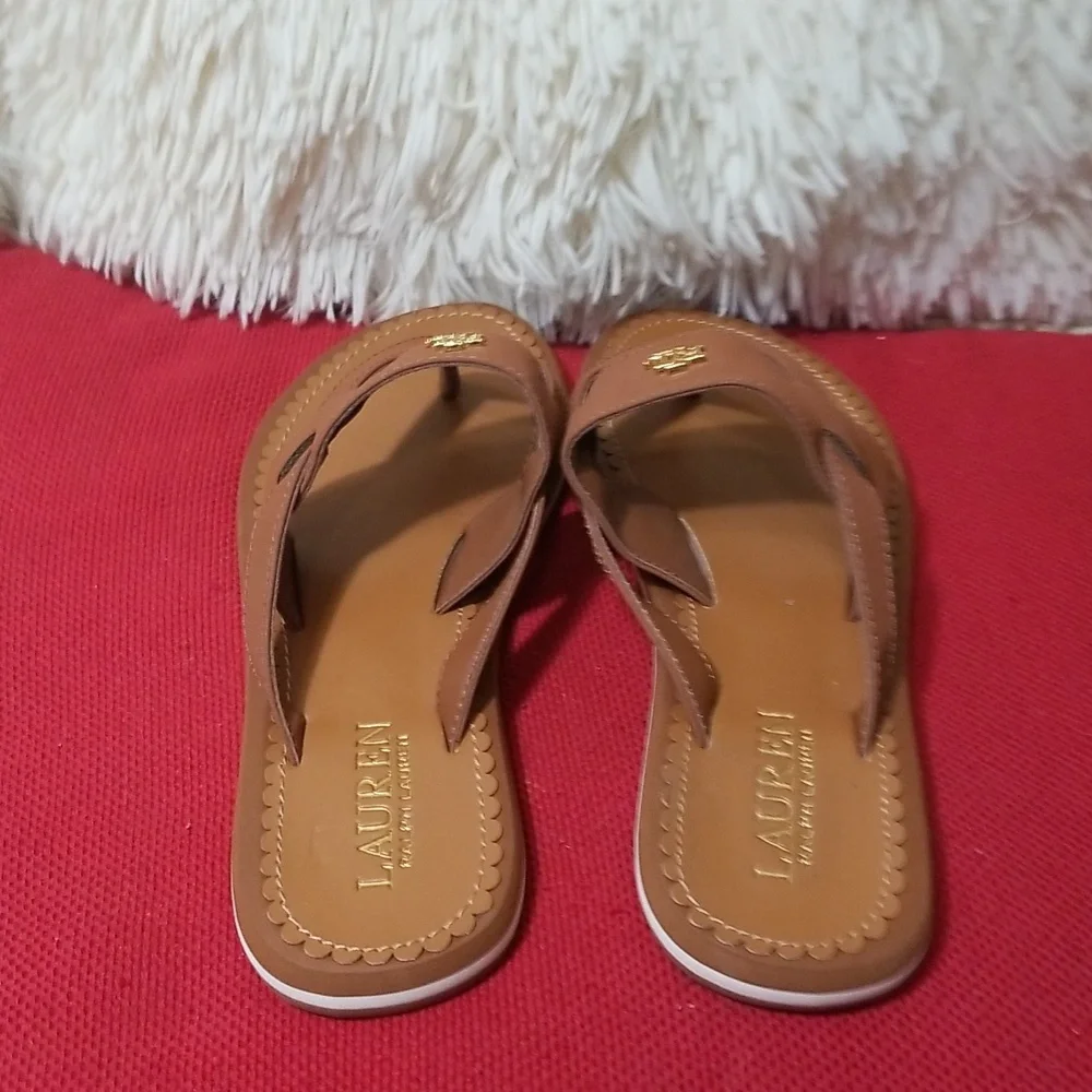 Ralph Lauren Brown Sandals - Picture 6 of 10
